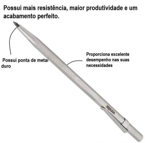 Riscador para chapa, tipo caneta, 145 mm, RC-145, VONDER